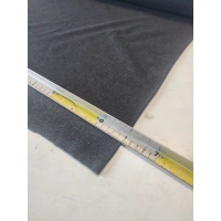 Ściągacz bawełniany gładki do wykończenia bluzy - szary melanż